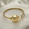 Oro Laminado Individual Bangle, Gold Filled Style Polished, Golden Finish, 07.185.0005.1.04 (05 MM Thickness, Size 4 - 2.25 Diameter)