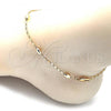 Oro Laminado Basic Anklet, Gold Filled Style Polished, Golden Finish, 04.213.0227.10