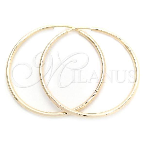 Oro Laminado Small Hoop, Gold Filled Style Polished, Golden Finish, 02.58.0081.30
