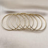 Oro Laminado Semanario Bangle, Gold Filled Style Polished, Golden Finish, 5.232.002.01 (02 MM Thickness, Size 1 - 1.50 Diameter)