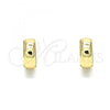 Oro Laminado Huggie Hoop, Gold Filled Style Polished, Golden Finish, 02.195.0132.10