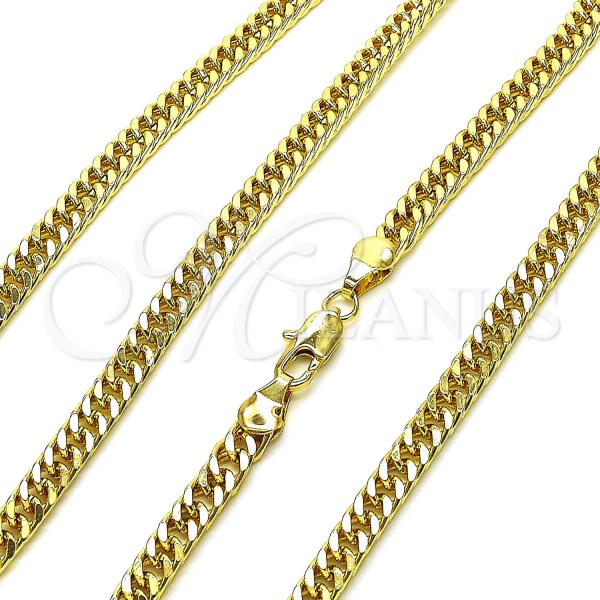 Oro Laminado Basic Necklace, Gold Filled Style Polished, Golden Finish, 04.213.0329.24