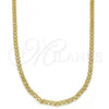 Oro Laminado Basic Necklace, Gold Filled Style Polished, Golden Finish, 04.213.0066.20