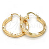 Oro Laminado Medium Hoop, Gold Filled Style Polished, Golden Finish, 02.170.0072.30