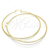 Oro Laminado Extra Large Hoop, Gold Filled Style Polished, Golden Finish, 5.134.001.80