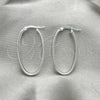 Sterling Silver Medium Hoop, Polished, Silver Finish, 02.389.0124.30