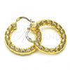 Oro Laminado Medium Hoop, Gold Filled Style Polished, Golden Finish, 02.170.0278.30