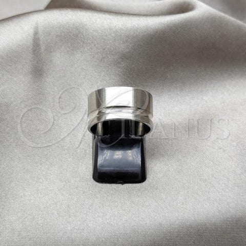 Stainless Steel Mens Ring, Matte Finish, Steel Finish, 01.63.0612.06