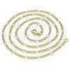 Oro Laminado Basic Necklace, Gold Filled Style Polished, Golden Finish, 04.213.0218.18