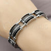 Stainless Steel Solid Bracelet, Polished, Steel Finish, 03.114.0398.08