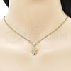 Oro Laminado Fancy Pendant, Gold Filled Style Polished, Golden Finish, 05.411.0076