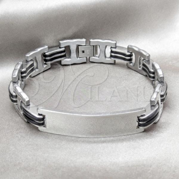 Stainless Steel Solid Bracelet, Polished, Steel Finish, 03.63.22965.08