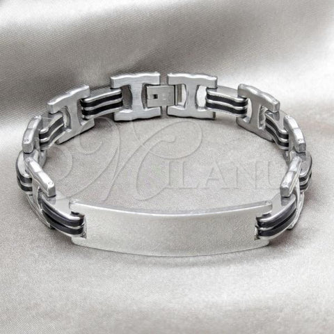 Stainless Steel Solid Bracelet, Polished, Steel Finish, 03.63.22965.08