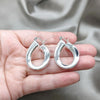 Sterling Silver Small Hoop, Polished, Silver Finish, 02.395.0052