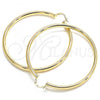 Oro Laminado Extra Large Hoop, Gold Filled Style Polished, Golden Finish, 02.170.0235.70