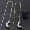 Oro Laminado Threader Earring, Gold Filled Style Golden Finish, 5.118.010