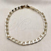 Oro Laminado Basic Anklet, Gold Filled Style Curb Design, Polished, Golden Finish, 5.222.002.10