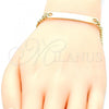 Oro Laminado ID Bracelet, Gold Filled Style Polished, Golden Finish, 03.63.1840.08