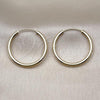 Oro Laminado Medium Hoop, Gold Filled Style Polished, Golden Finish, 02.213.0816.30