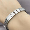 Stainless Steel Solid Bracelet, Polished, Steel Finish, 03.114.0311.2.09