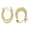 Oro Laminado Small Hoop, Gold Filled Style Polished, Golden Finish, 02.233.0043.12