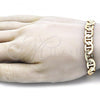 Oro Laminado Basic Bracelet, Gold Filled Style Mariner Design, Polished, Golden Finish, 5.222.021.08