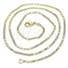 Oro Laminado Basic Necklace, Gold Filled Style Polished, Golden Finish, 04.213.0158.18
