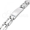 Stainless Steel Solid Bracelet, Polished, Steel Finish, 03.114.0382.09