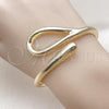 Oro Laminado Individual Bangle, Gold Filled Style Teardrop Design, Polished, Golden Finish, 07.422.0007.05