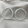 Sterling Silver Medium Hoop, Polished, Silver Finish, 02.389.0096.30