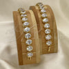 Oro Laminado Tennis Bracelet, Gold Filled Style with White Cubic Zirconia, Polished, Golden Finish, 03.210.0010.07