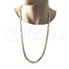Oro Laminado Basic Necklace, Gold Filled Style Mariner Design, Polished, Golden Finish, 5.222.022.30