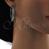 Stainless Steel Medium Hoop, with White Crystal, Polished, Steel Finish, 02.255.0001.35