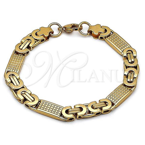 Stainless Steel Fancy Bracelet, Polished, Golden Finish, 03.116.0039.09
