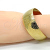 Oro Laminado Individual Bangle, Gold Filled Style Polished, Golden Finish, 07.165.0017 (25 MM Thickness, One size fits all)