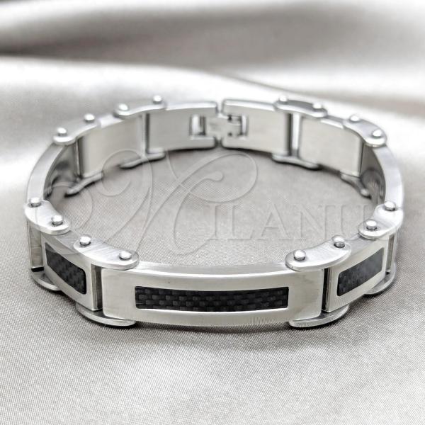Stainless Steel Solid Bracelet, Polished, Steel Finish, 03.63.22971.09
