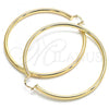 Oro Laminado Extra Large Hoop, Gold Filled Style Polished, Golden Finish, 02.170.0235.80