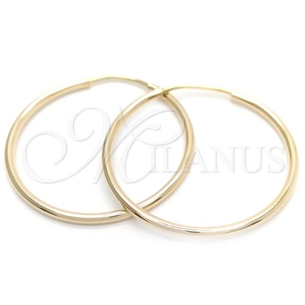 Oro Laminado Small Hoop, Gold Filled Style Polished, Golden Finish, 02.58.0081.25