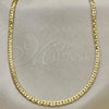 Oro Laminado Basic Necklace, Gold Filled Style Polished, Golden Finish, 04.213.0098.24