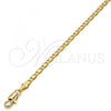 Oro Laminado Basic Bracelet, Gold Filled Style Mariner Design, Polished, Golden Finish, 5.222.029.07