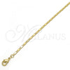 Oro Laminado Basic Necklace, Gold Filled Style Polished, Golden Finish, 04.213.0096.24