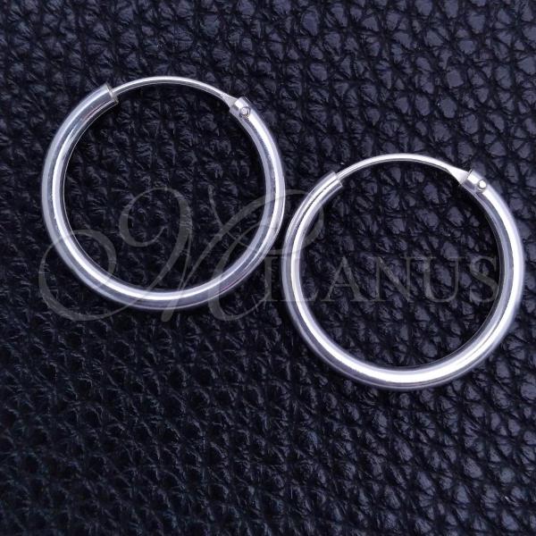 Sterling Silver Small Hoop, Polished, Silver Finish, 02.397.0037.20