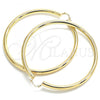 Oro Laminado Extra Large Hoop, Gold Filled Style Polished, Golden Finish, 02.170.0314.90
