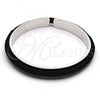 Rhodium Plated Individual Bangle, Polished, Rhodium Finish, 07.192.0029.1 (08 MM Thickness, One size fits all)