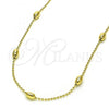 Oro Laminado Basic Necklace, Gold Filled Style Polished, Golden Finish, 04.213.0261.24
