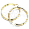 Oro Laminado Extra Large Hoop, Gold Filled Style Hollow Design, Polished, Golden Finish, 02.170.0088.80