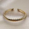 Oro Laminado Individual Bangle, Gold Filled Style Polished, Golden Finish, 07.170.0056