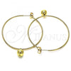 Oro Laminado Medium Hoop, Gold Filled Style Polished, Golden Finish, 02.63.2744.2.50