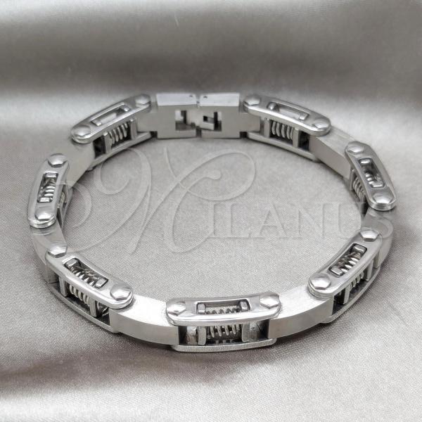 Stainless Steel Solid Bracelet, Polished, Steel Finish, 03.63.22968.09
