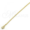 Oro Laminado Basic Necklace, Gold Filled Style Mariner Design, Polished, Golden Finish, 04.213.0079.18